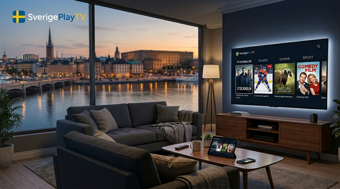 IPTV Sverige - Bästa IPTV tjänsten i Sverige 2026